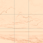 Sepia sketch with grid