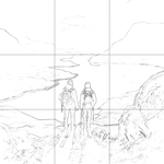 Sketch with grid
