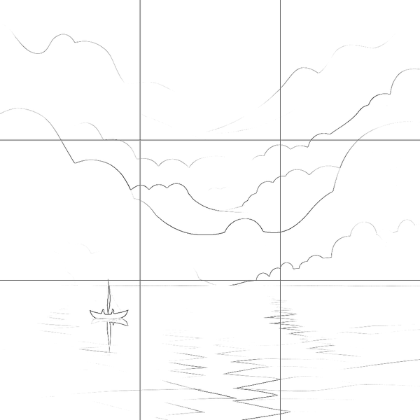 Sketch with grid