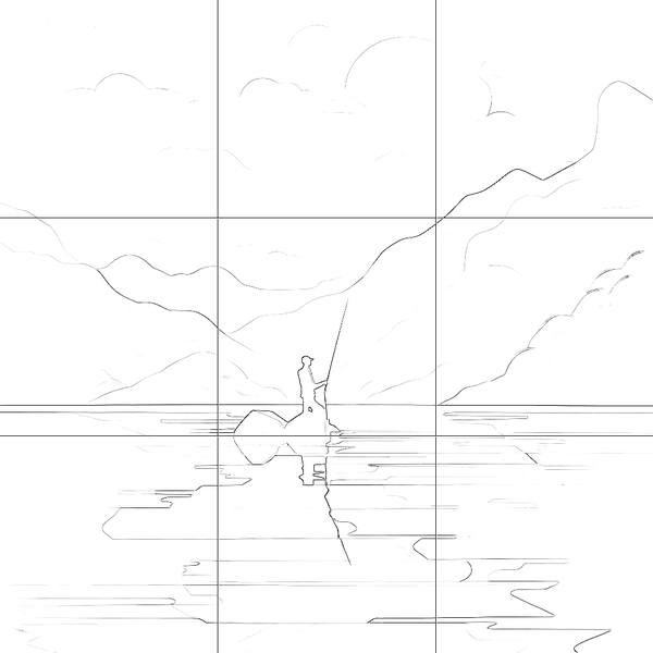 Sketch with grid