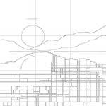 Line drawing with grid