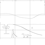 Line drawing with grid