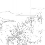 Line drawing with grid