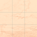 Sepia sketch with grid