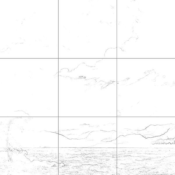 Sketch with grid