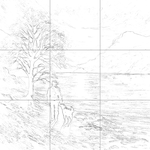 Sketch with grid