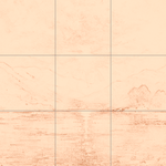 Sepia sketch with grid