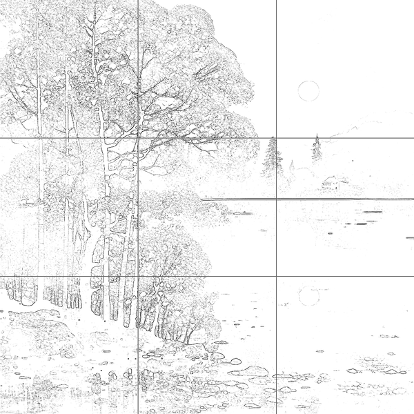 Sketch with grid