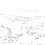 Line drawing with grid