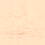 Sepia sketch with grid