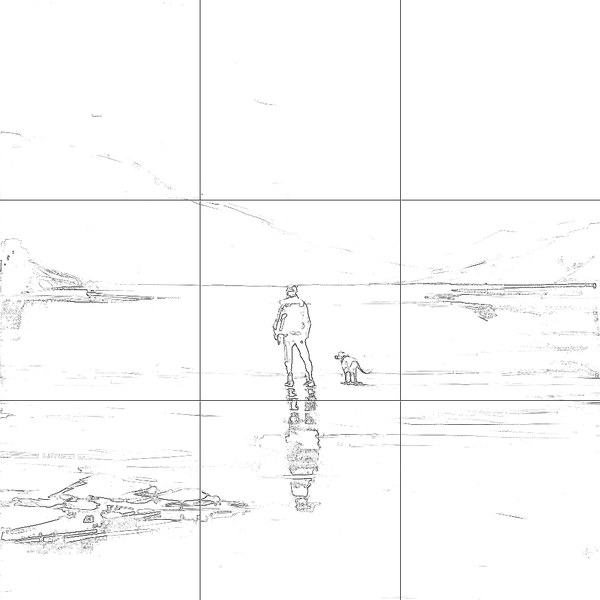 Sketch with grid