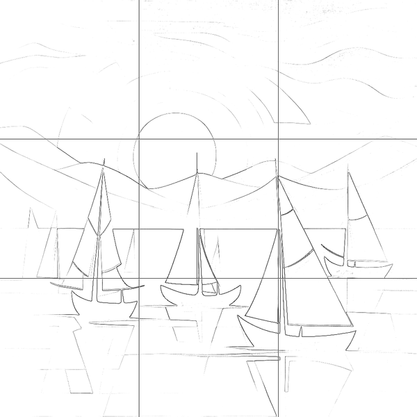 Sketch with grid