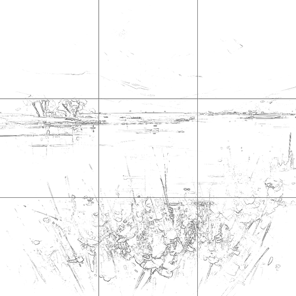 Sketch with grid