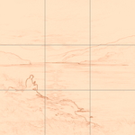 Sepia sketch with grid