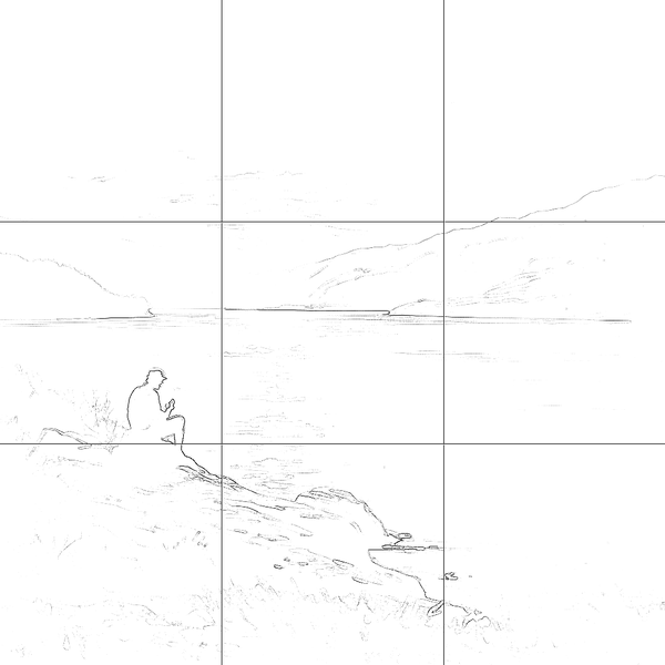 Sketch with grid