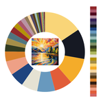 Colour wheel / palette