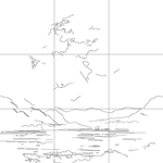 Line drawing with grid