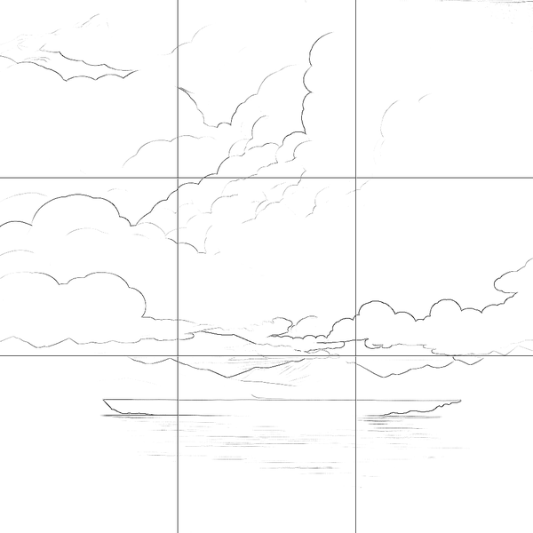 Sketch with grid