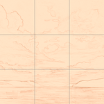 Sepia sketch with grid