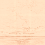 Sepia sketch with grid