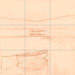 Sepia sketch with grid