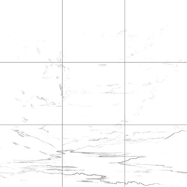 Sketch with grid