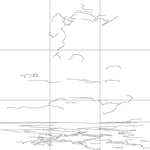 Line drawing with grid