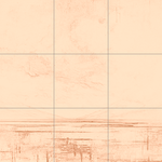 Sepia sketch with grid