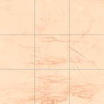 Sepia sketch with grid