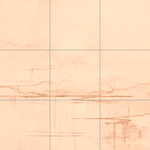 Sepia sketch with grid