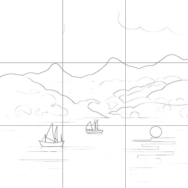 Sketch with grid