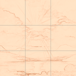 Sepia sketch with grid