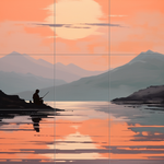 Painting with grid