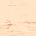 Sepia sketch with grid