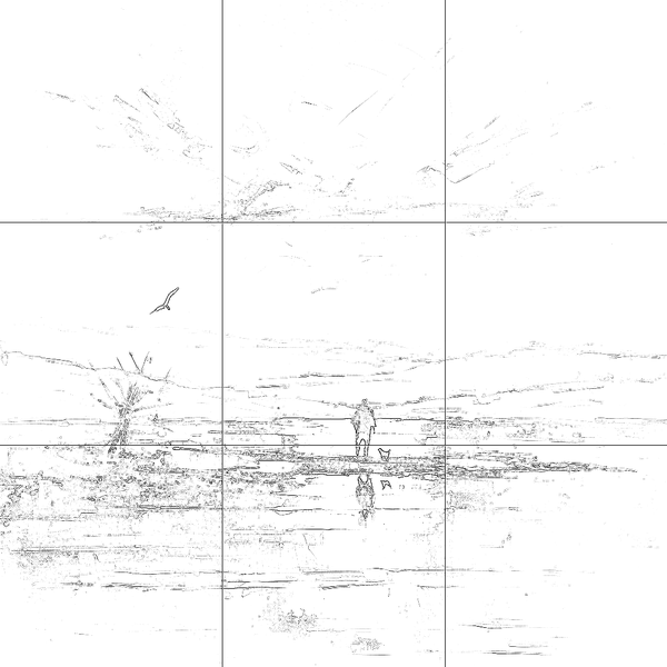 Sketch with grid