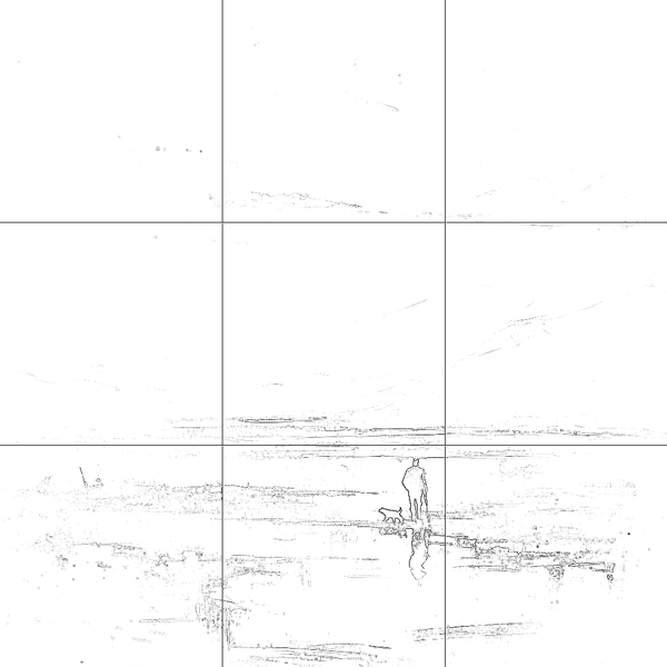 Sketch with grid