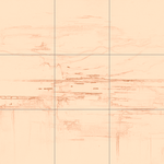 Sepia sketch with grid