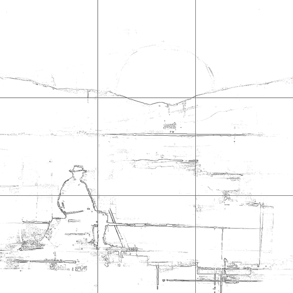 Sketch with grid