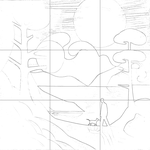 Sketch with grid