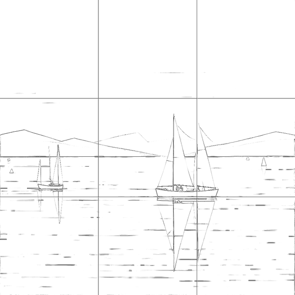 Sketch with grid