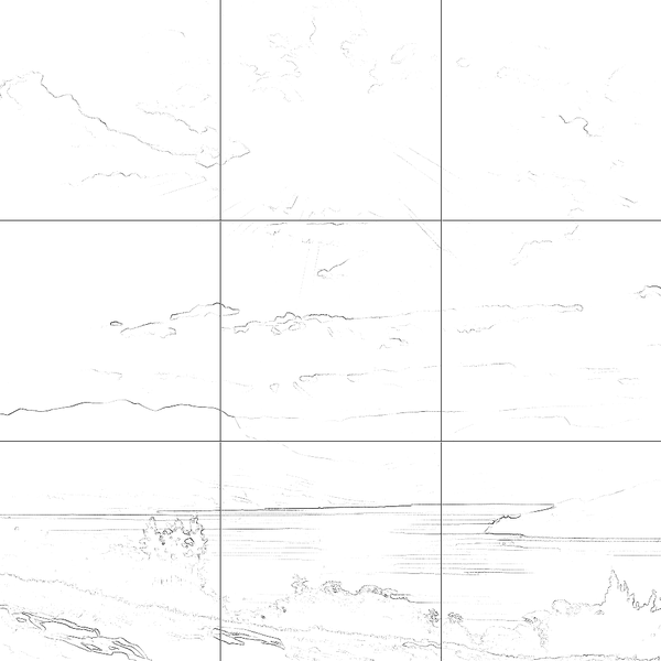 Sketch with grid