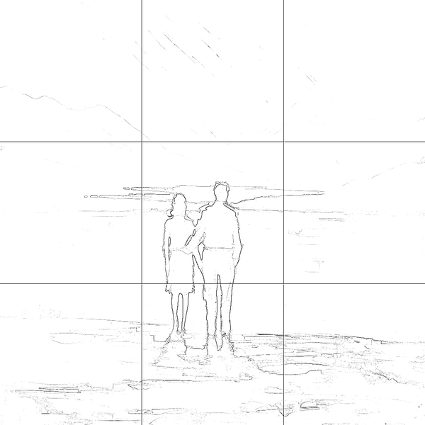 Sketch with grid