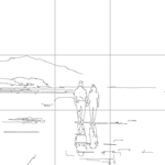 Line drawing with grid