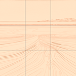 Sepia sketch with grid