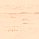 Sepia sketch with grid