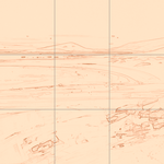 Sepia sketch with grid