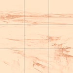 Sepia sketch with grid