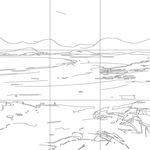 Line drawing with grid