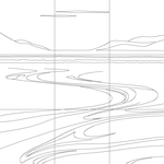 Line drawing with grid