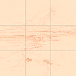 Sepia sketch with grid